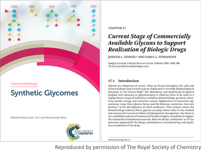 Ludger Chapter in RSC Synthetic Glycomes - Current stage of commercially available glycans